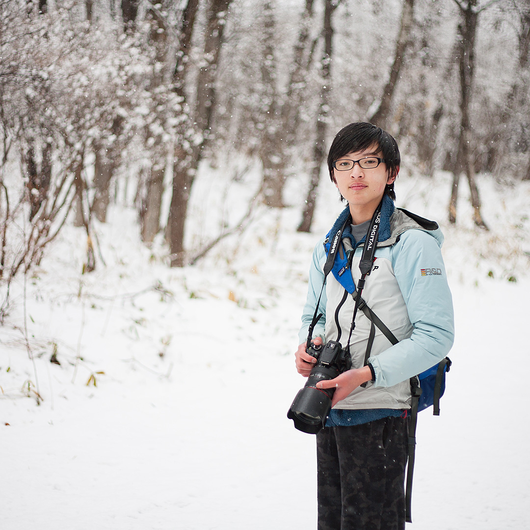 季節外れの雪景色