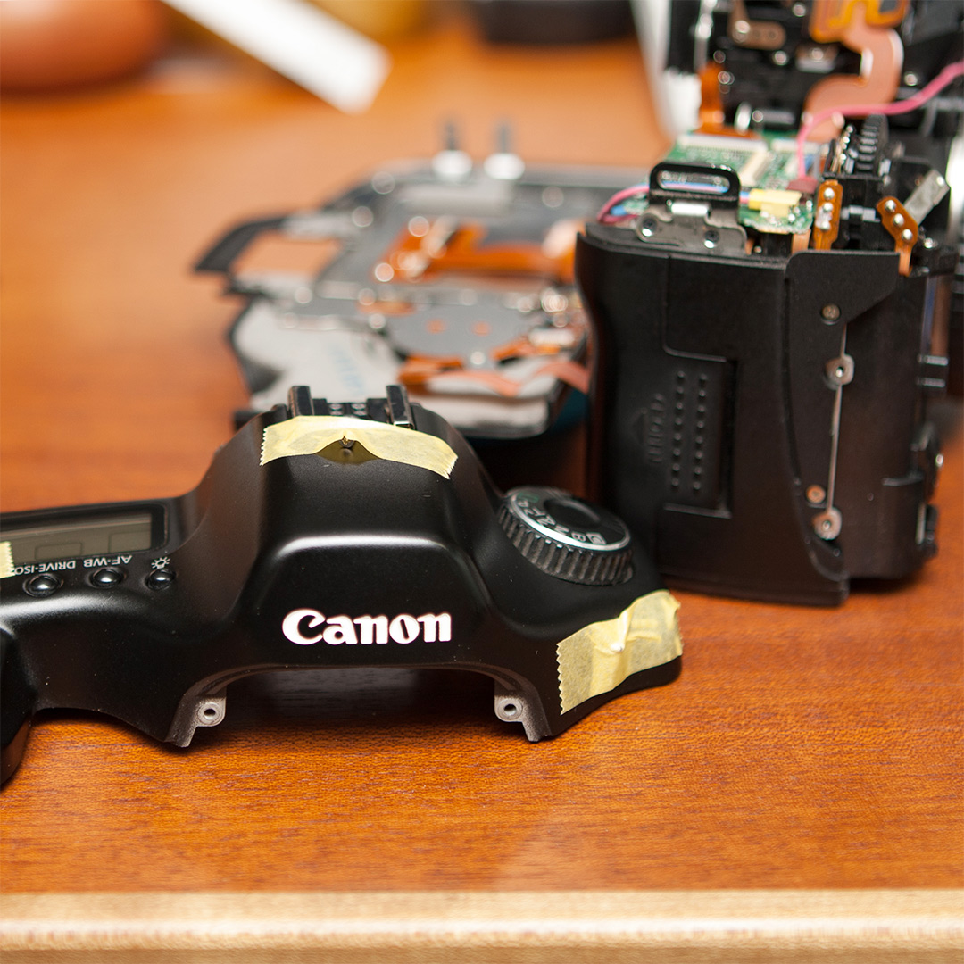 CANON EOS5Dの分解