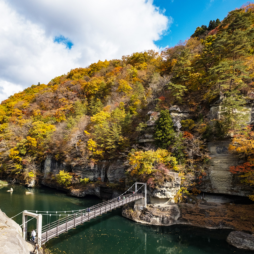 福島県 下郷 塔のへつり