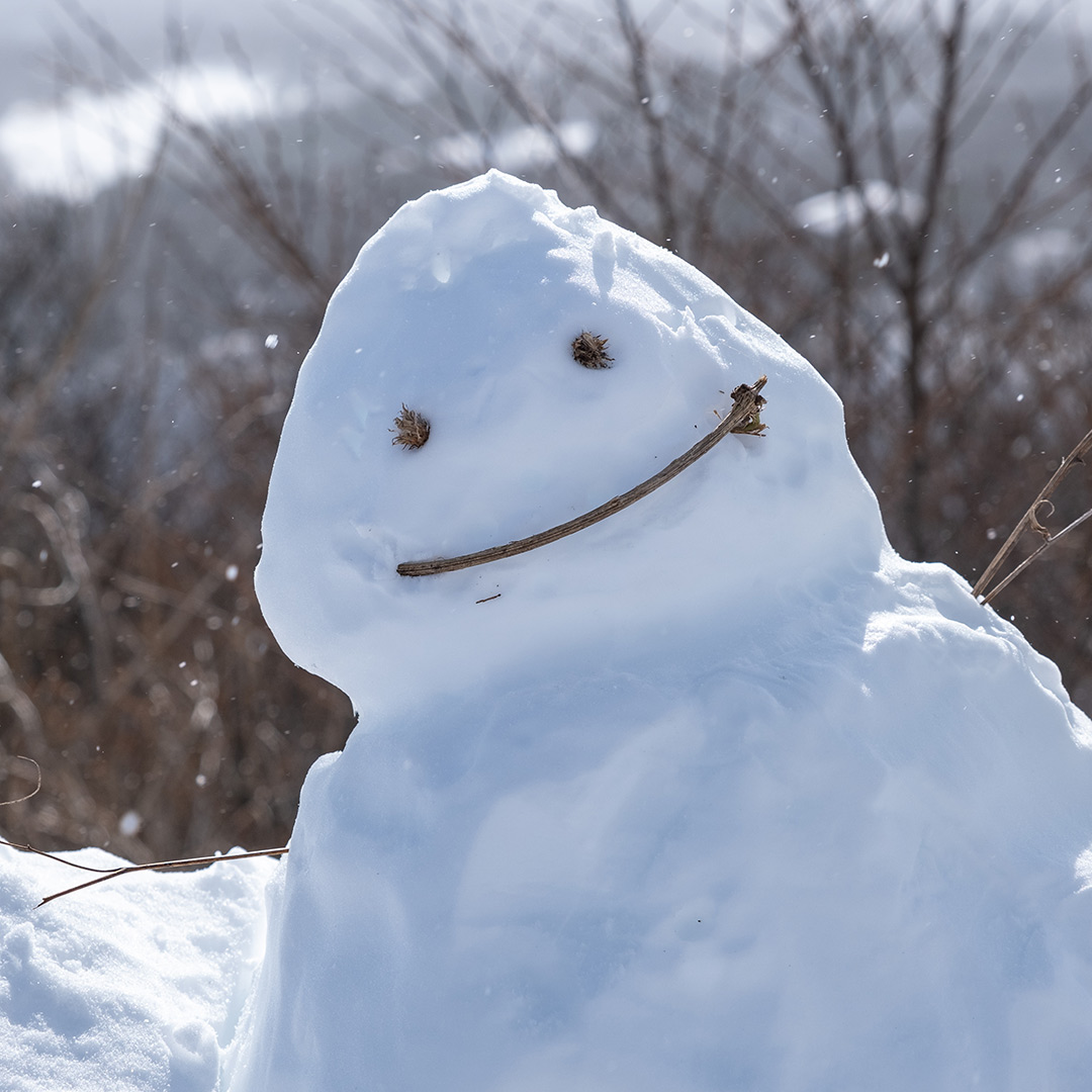 新年雪だるま