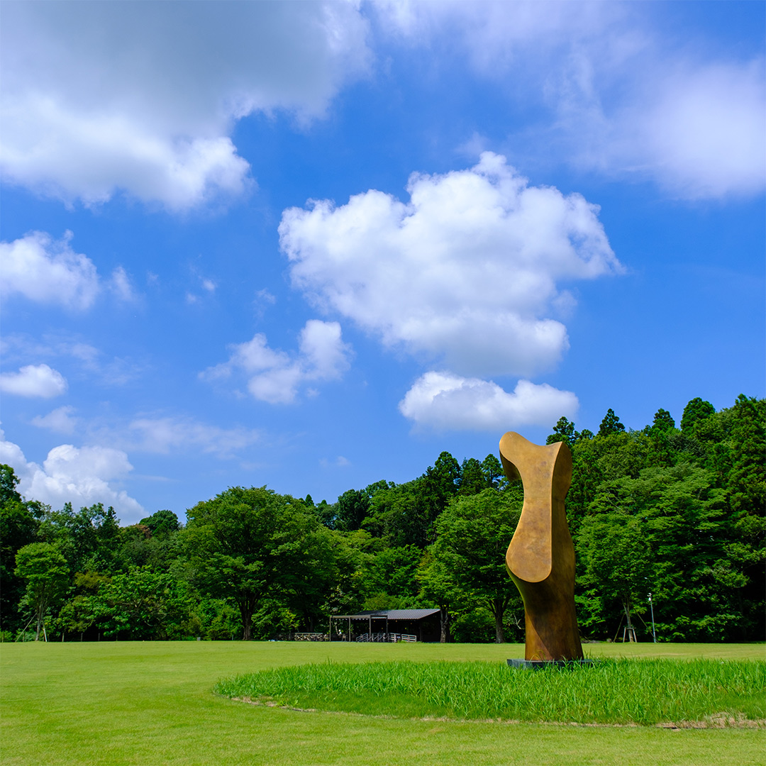 a sculpture by henrymoore