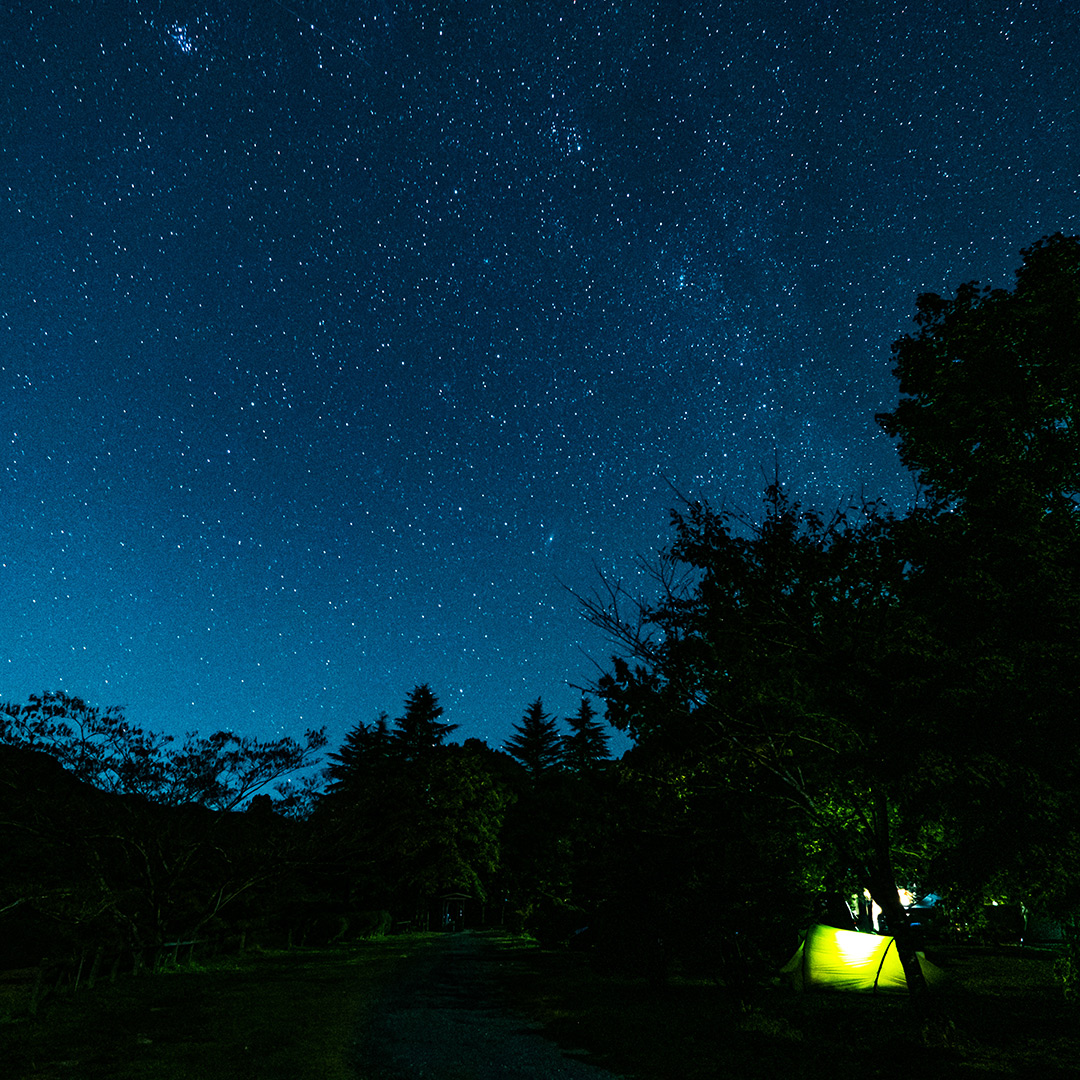 満点の星空