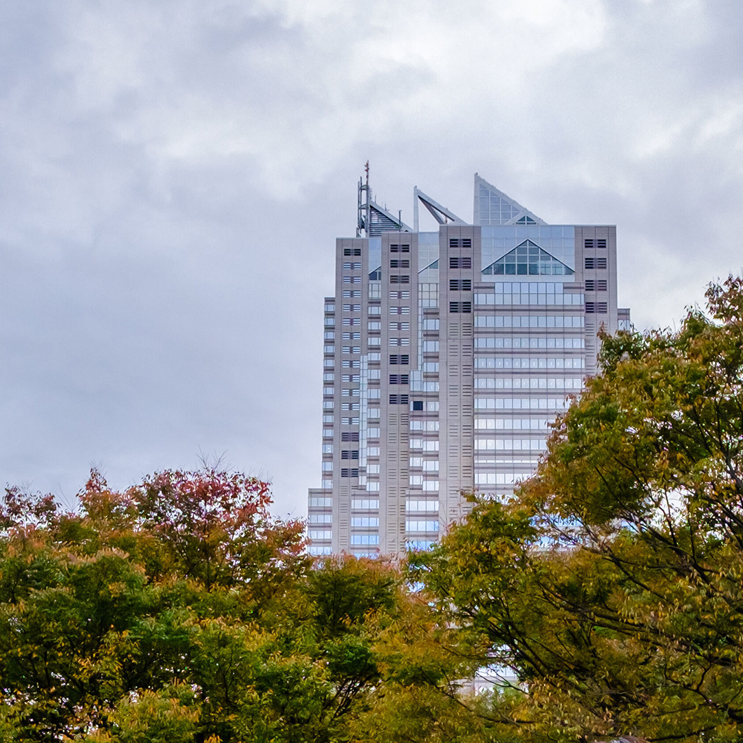 新宿中央公園からの景色