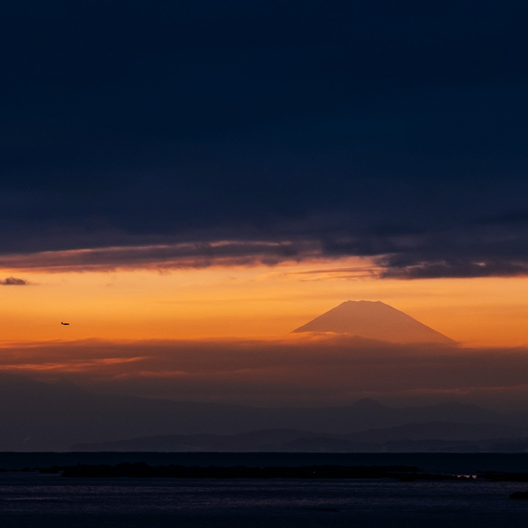 葉山から富士山