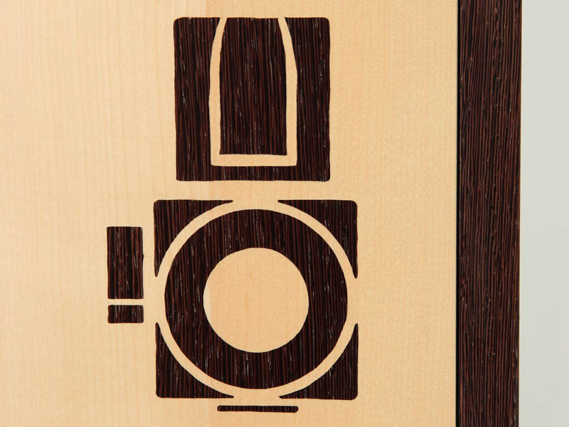 Intarsia, Inlay Logo mark of Hasselblad