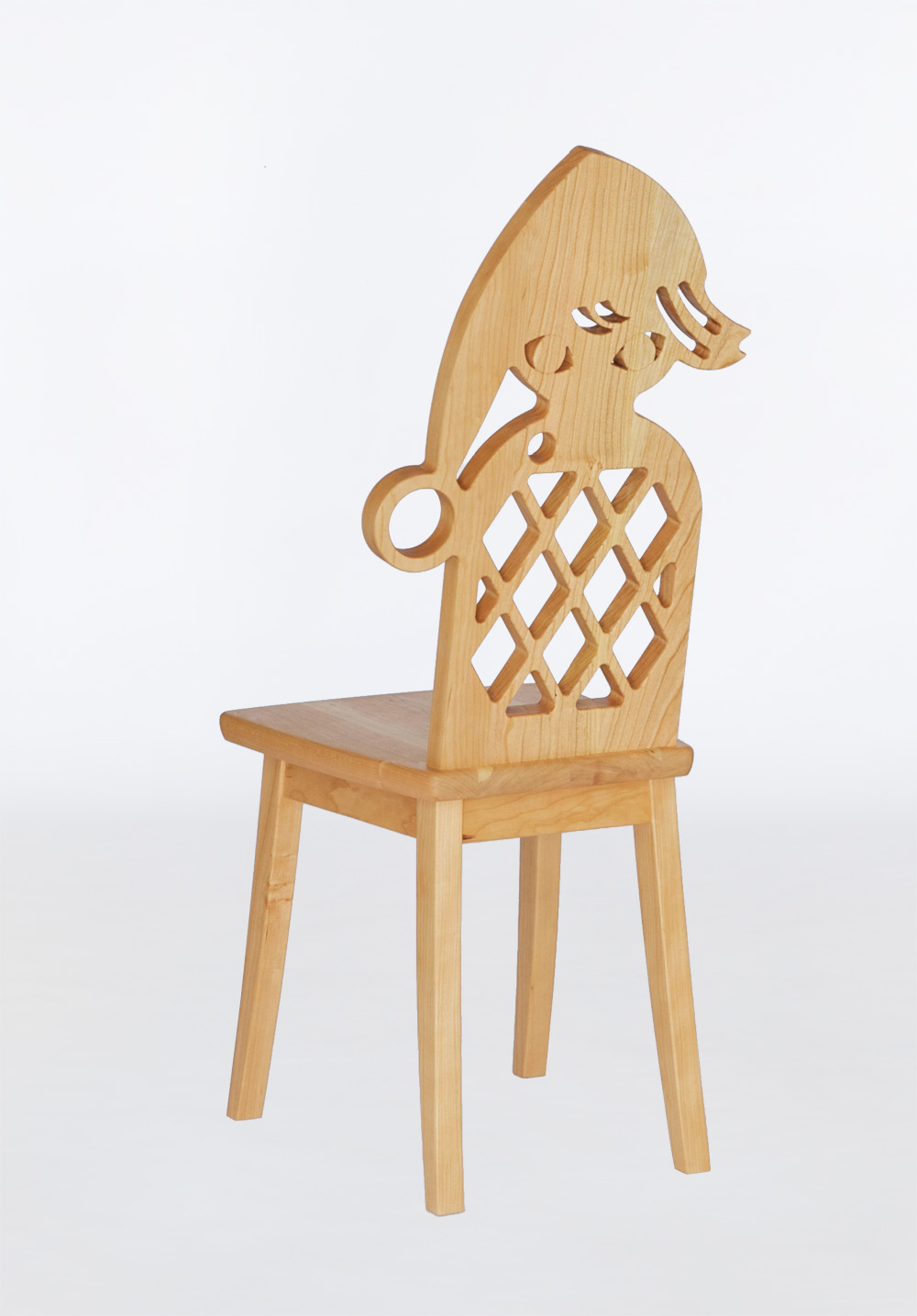 藤城清治さんの影絵に出てくる小人をモチーフにしたチェリーの椅子