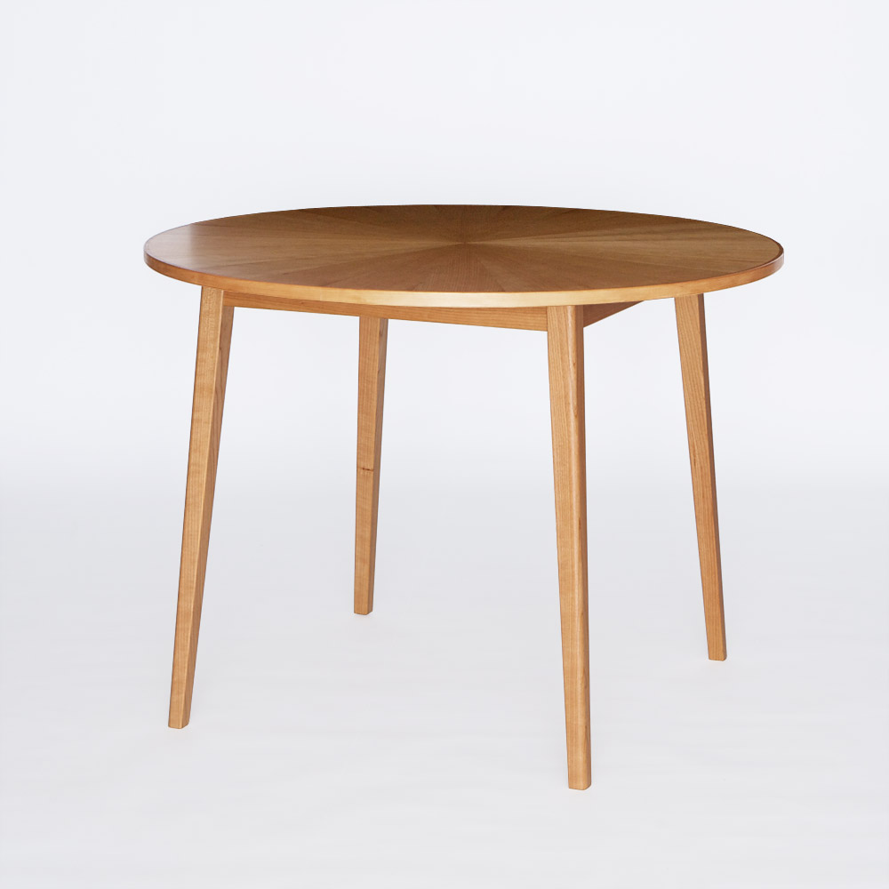 シンプルで美しい丸テーブルRadial circular table